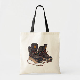 Modderige Wandelschoenen Grafisch Outdoor Avontuur Tote Bag