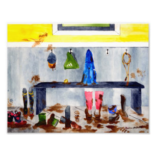 Modderkamerprint Foto Afdruk