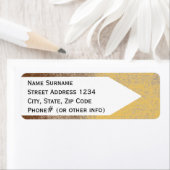 Modderliefhebber Bruin Splash Verouderde verf +Kie Etiket (Insitu)