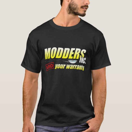 Modders-Inc Black Logo Shirt (Voorkant)