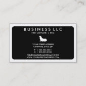 modderzegel (aanpasbare kleur) visitekaartje (Achterkant)