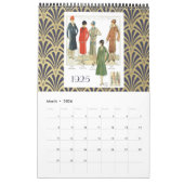 Mode 1920 | Faux Gold Art Deco Kalender (Mar 2026)