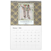 Mode 1920 | Faux Gold Art Deco Kalender (Feb 2026)