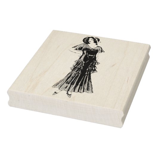 mode 1930s Model Rubber Art Stamp Rubberstempel (Stempel)