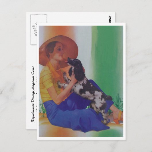 Mode 1933 Briefkaart (Voorkant / Achterkant)