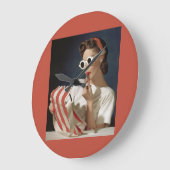 mode 1950 foto grote klok (Hoek)