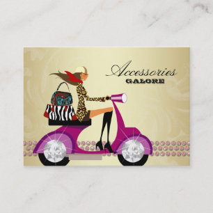 Mode Accessoires Paars Joodroze goud 2 Visitekaartje