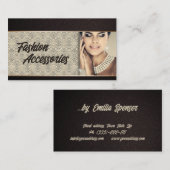 Mode Accessoires & Sieraden Visitekaartje (Voorkant / Achterkant)