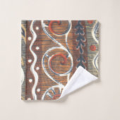 Mode africaine Edgy Couleurs Art traditionnel Desi (Gant de toilette)