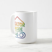 Mode Agent Immobilier Activé sur Tasse à Café Cade (Devant gauche)