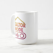 Mode Agent Immobilier Activé sur Tasse à Café Cade (Devant gauche)