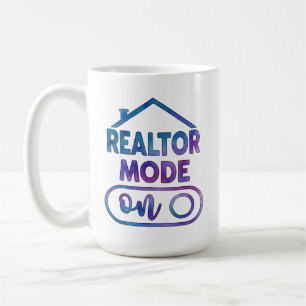 Mode Agent Immobilier Activé sur Tasse à Café Cade