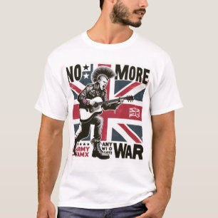 Mode anti-guerre T-shirt de base pour hommes