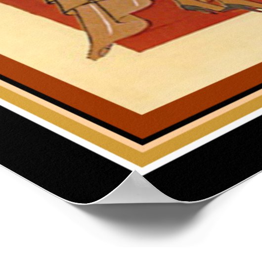 Mode Art déco 1925 Impression 16 x 20 (Coin)