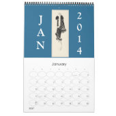 Mode art. deco Adverteren agenda 2014 Kalender (Jan 2027)