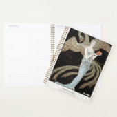 Mode Art déco vintage années 1920 Flapper Phoenix (Devant avec enveloppe)
