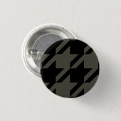 Mode Badge, Dogtooth Patterned, Dogtooth Badge Ronde Button 3,2 Cm (Voorkant /achterkant)