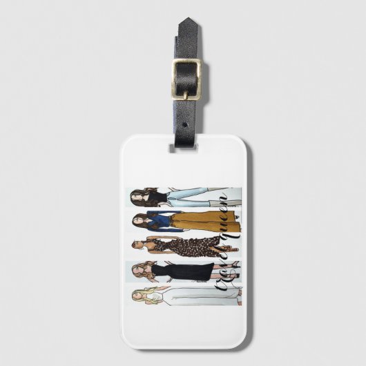 Mode bagagelabel (Voorkant (verticaal))