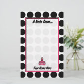 Mode bakkerij briefpapier (Staand voorkant)