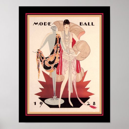 Mode Ball Art Déco 1928 (Devant)