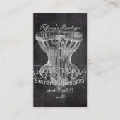  mode beauty designer lingerie corset visitekaartje (Voorkant)