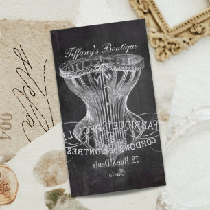 mode beauty designer lingerie corset visitekaartje