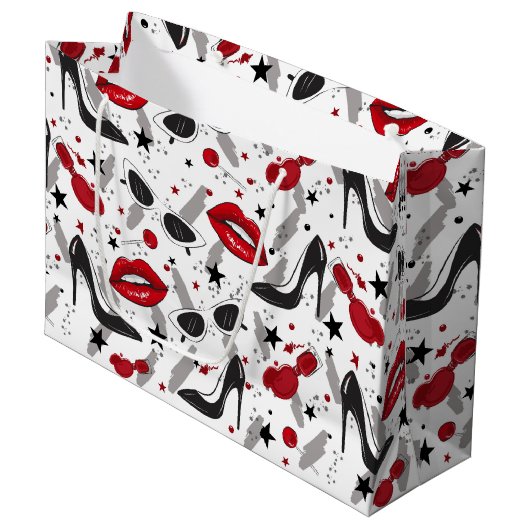 Mode Beauty Gift Bag Groot Cadeauzakje (Voorkant Gekanteld)