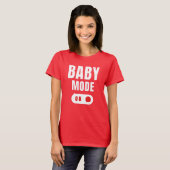 Mode Bébé - Annonce de Grossesse - T-shirt Rouge (Devant entier)