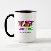 Mode Bête Activé – Tasse de Café Drôle pour les Am (Gauche)