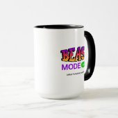 Mode Bête Activé – Tasse de Café Drôle pour les Am (Devant droit)