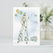 Mode Birthday Kaart (Staand voorkant)