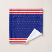Mode Bleu Rouge & Blanc (Gant de toilette)