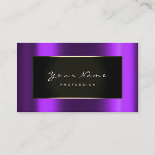Mode Blogger omhuld zwart Gold Paars Violet Visitekaartje