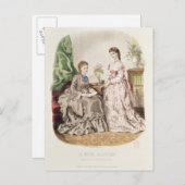 Mode bord met balkoppen briefkaart (Voorkant / Achterkant)