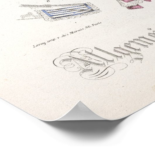 Mode bord poster (Hoek)