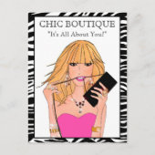 Mode Boutique Briefkaarten (Voorkant)