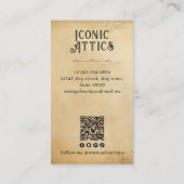  Mode Boutique Dressmaker Stylist Visitekaartje (Achterkant)