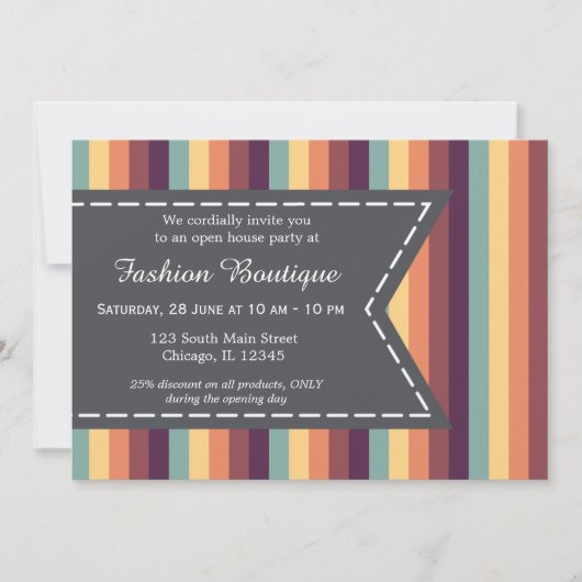 Mode boutique kaart (Voorkant)