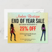 Mode Boutique Promotion de vente Carte postale per (Devant / Derrière)