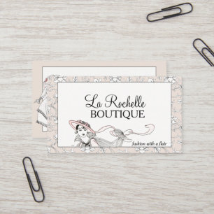 Mode Boutique Stylist Bloemen  Frans Visitekaartje