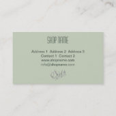 MODE BRIDAL & SOIR - Carte de visite (Dos)