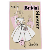 Mode Bride Natural Group Vrijgezellenfeest roze Medium Cadeauzakje (Voorkant)