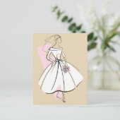 Mode Bride Neutraal briefkaart (Staand voorkant)