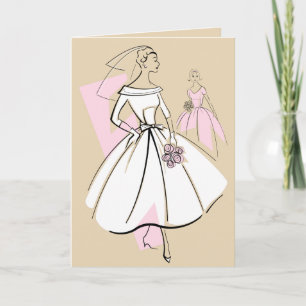 Mode Bride Neutraal Groep Tekstbeige Kaart
