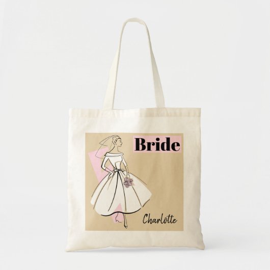 Mode Bride Neutral Bride Name budget tas (Voorkant)