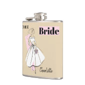 Mode Bride Neutrale bride Naam kolf Heupfles (Links)