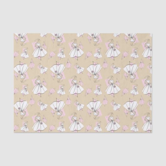 Mode Bride Neutrale Groep multiweefsel Tissuepapier (Voorkant)