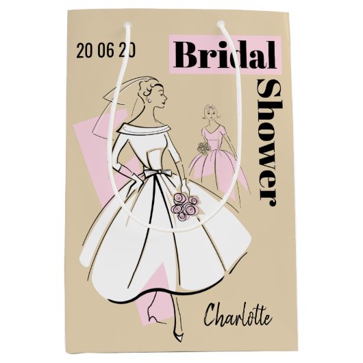 Mode Bride Neutrale Groep Vrijgezellenfeest medium Medium Cadeauzakje (Voorkant)