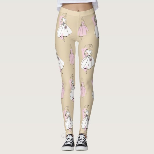 Mode Bride Neutrale leggings van de Groep (Voorkant)
