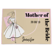 Mode Bride Neutrale moeder van Bride grote roze Groot Cadeauzakje (Voorkant)